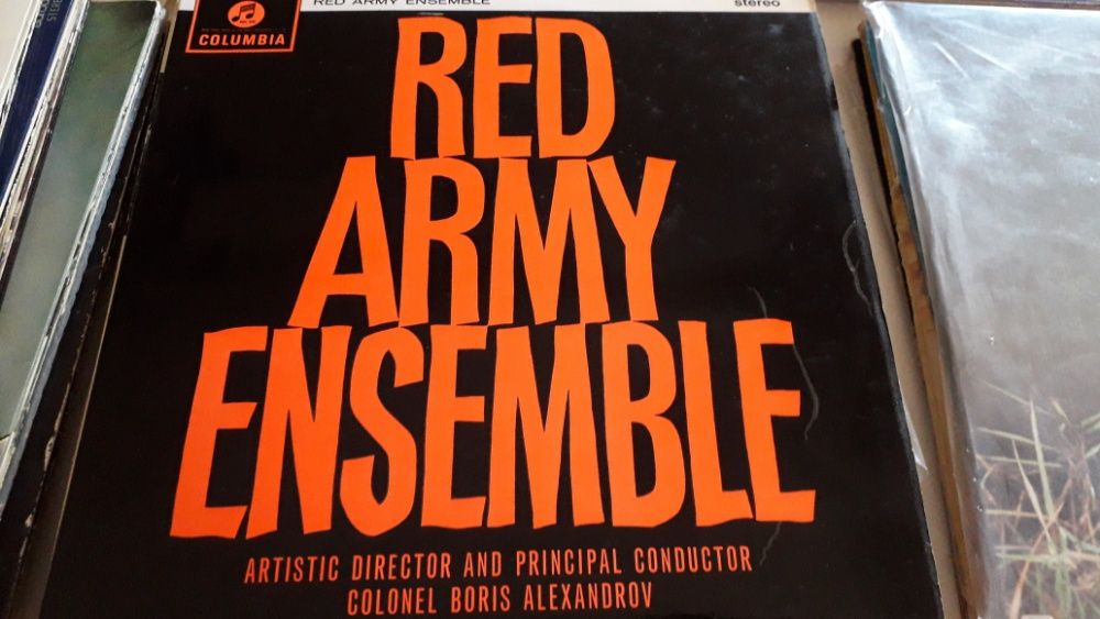 Disco de vinil LP vintage de 1963 "RED ARMY ENSEMBLE"