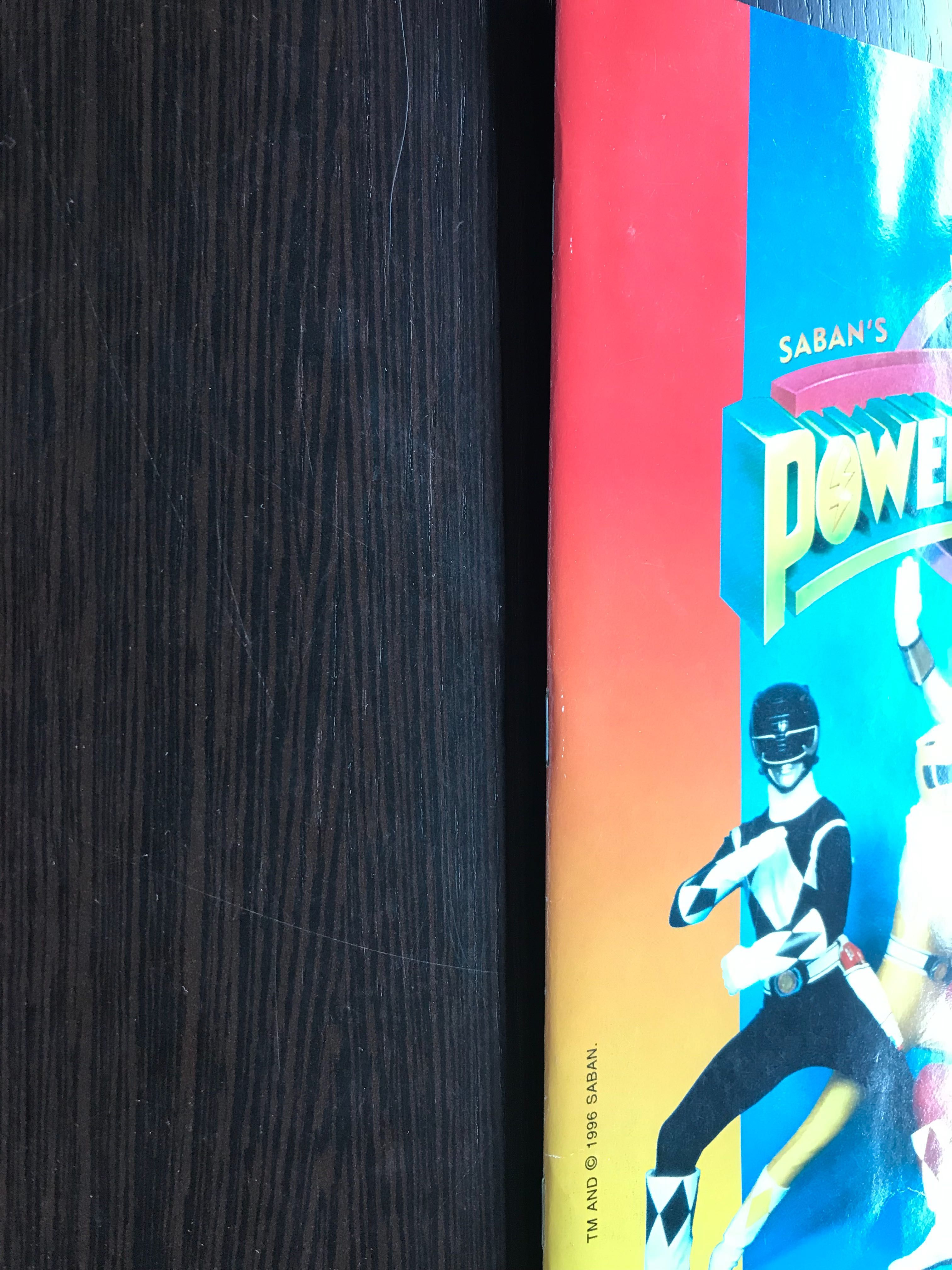 Caderneta GI Joe e Power Rangers