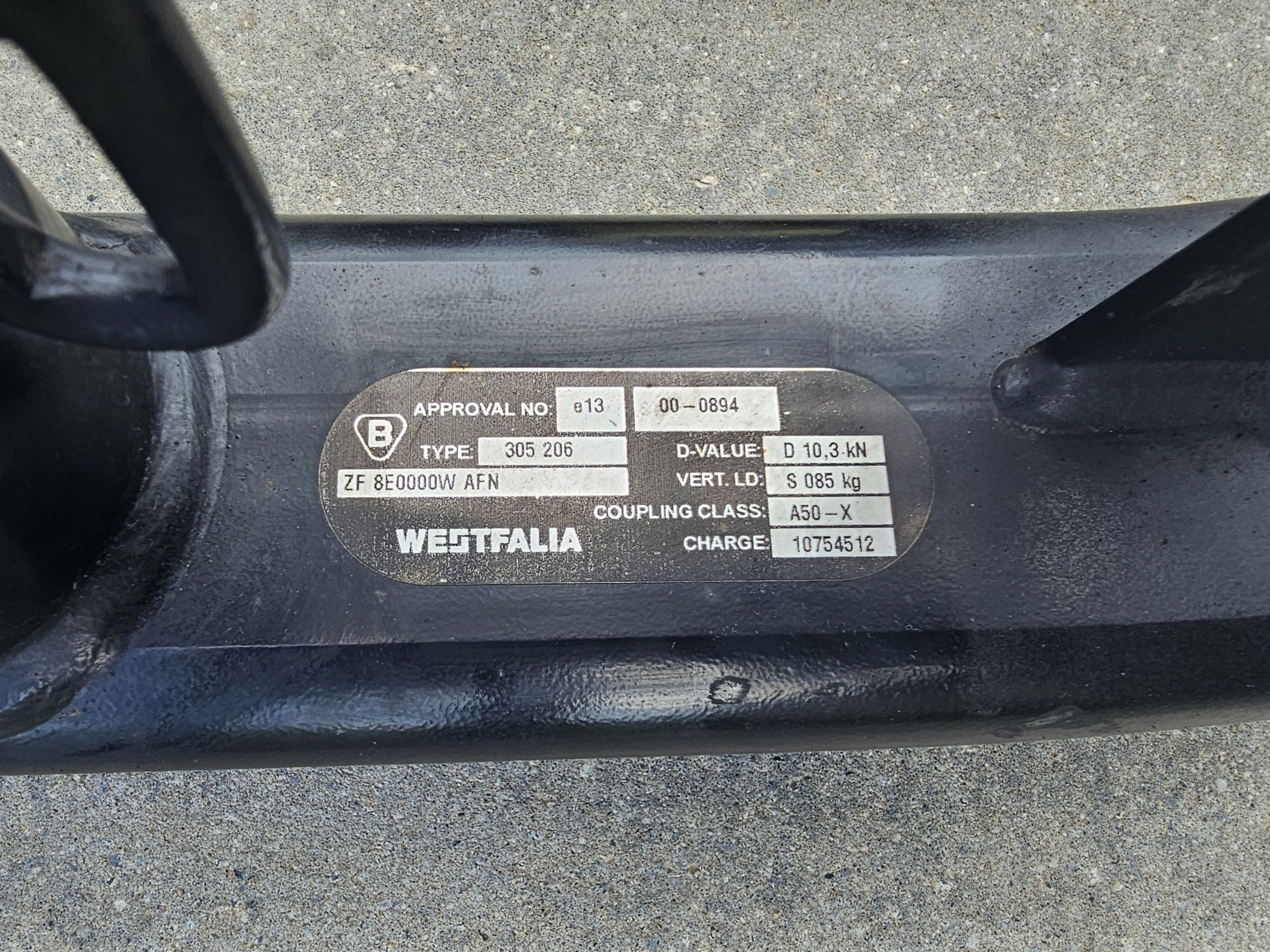 Hak Audi A4 B6 B7 Westfalia moduł Alko Oris