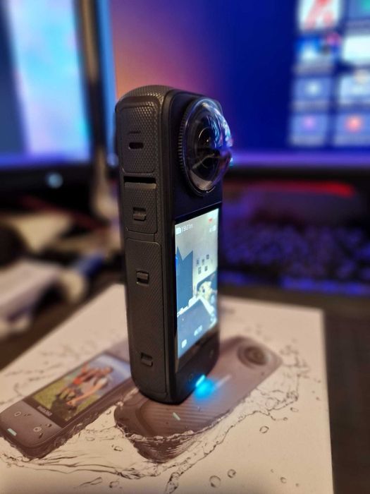 Insta 360 X4 kit completo MotoMultiview + microfone instamic