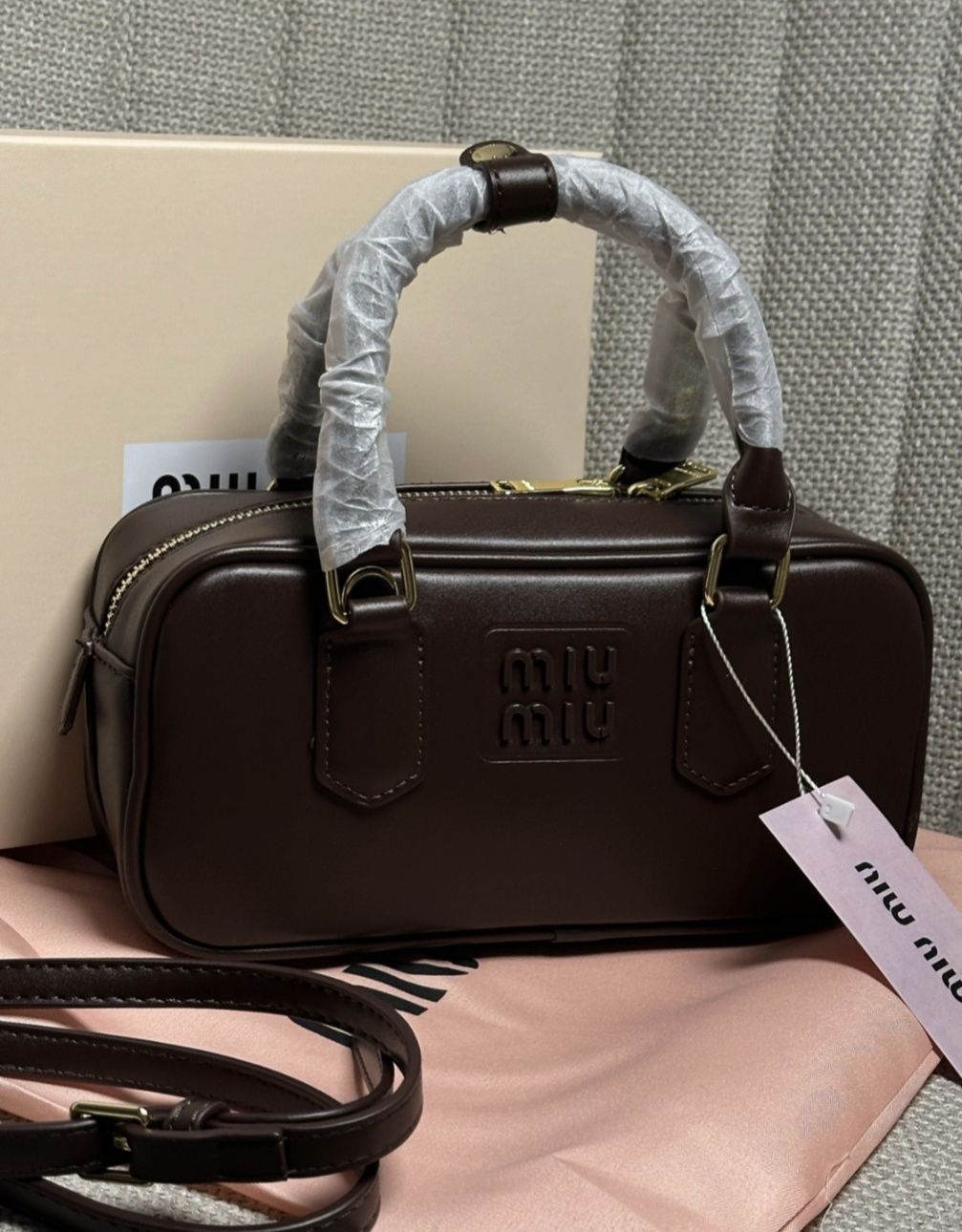 Без передоплати Сумка Miu Miu Chocolate Premium