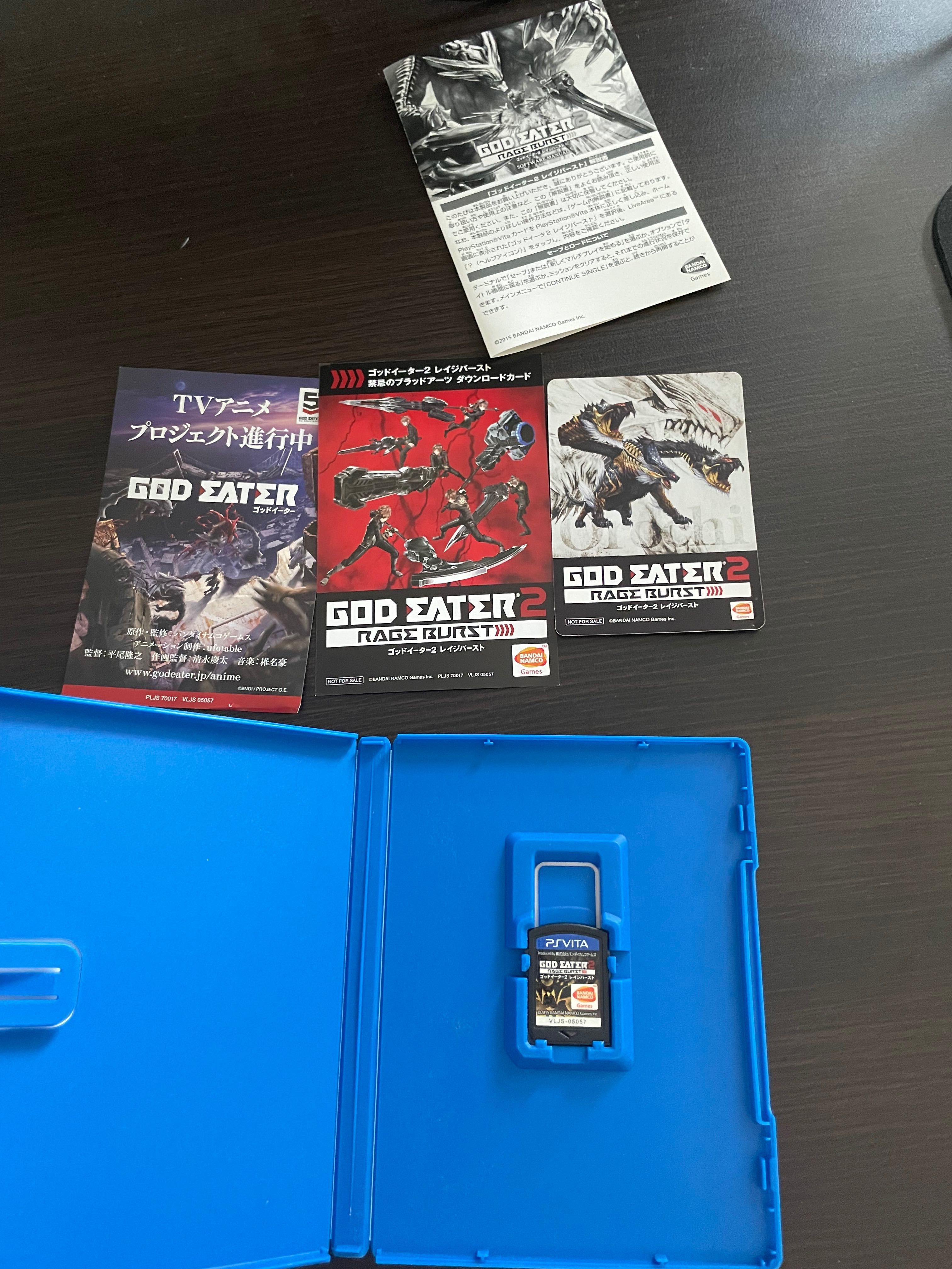 God Eater 2 Playstation vita z Japonii!