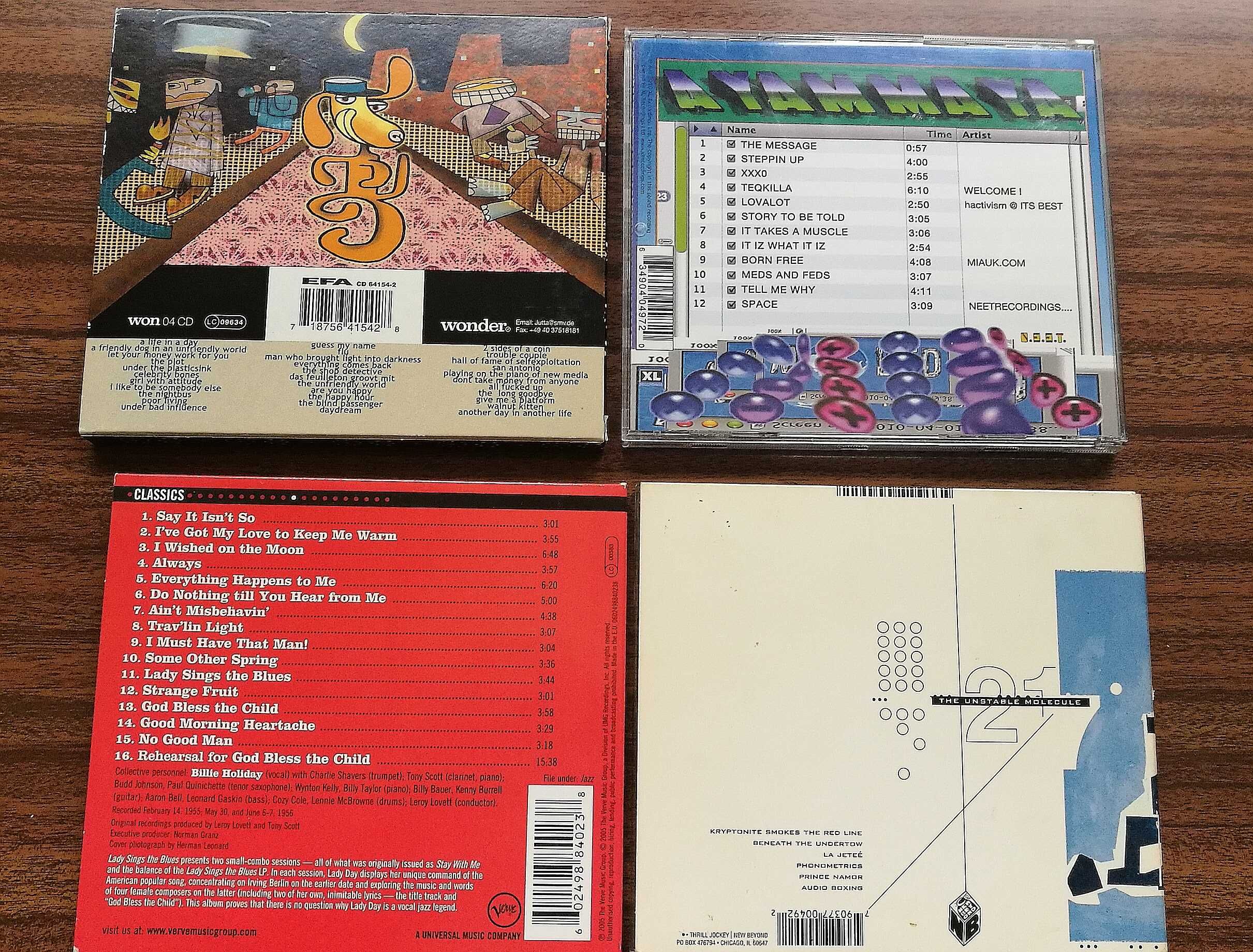 6 Cd's originais