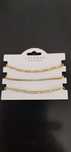 Pulseiras douradas NOVAS
