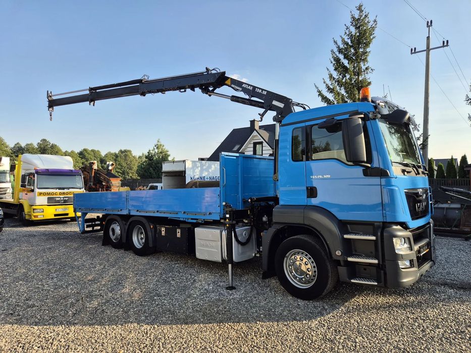 MAN TGS 26.320 6x2 HDS ATLAS 120.2E Sterowanie radiowe Euro 6  BDF Wymienne zabudowy ( MAN Daf Volvo Scania Iveco Mercedes )