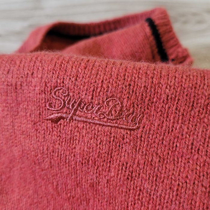 Superdry розмір XL-2XL чоловіча Slim fit кофта светр джампер оранжева