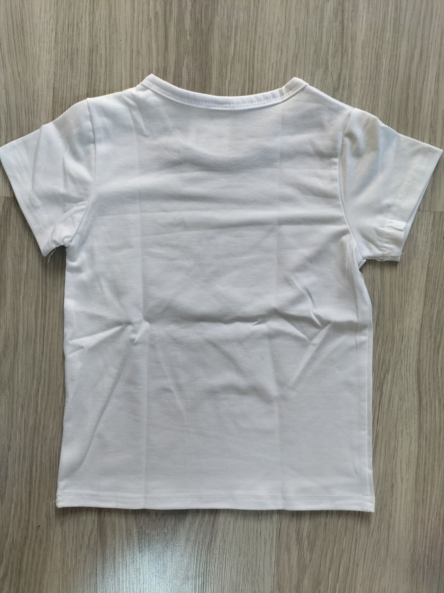 Biały bawełniany t-shirt koszulka pokemon pikachu 100 104
