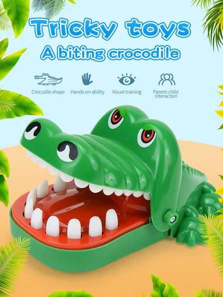 Krokodyl - zabawka dla dzieci - chory ząbek - dentysta - prezent