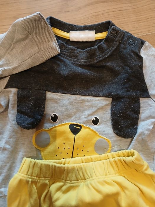 Spodnie bluza sweterek komplet