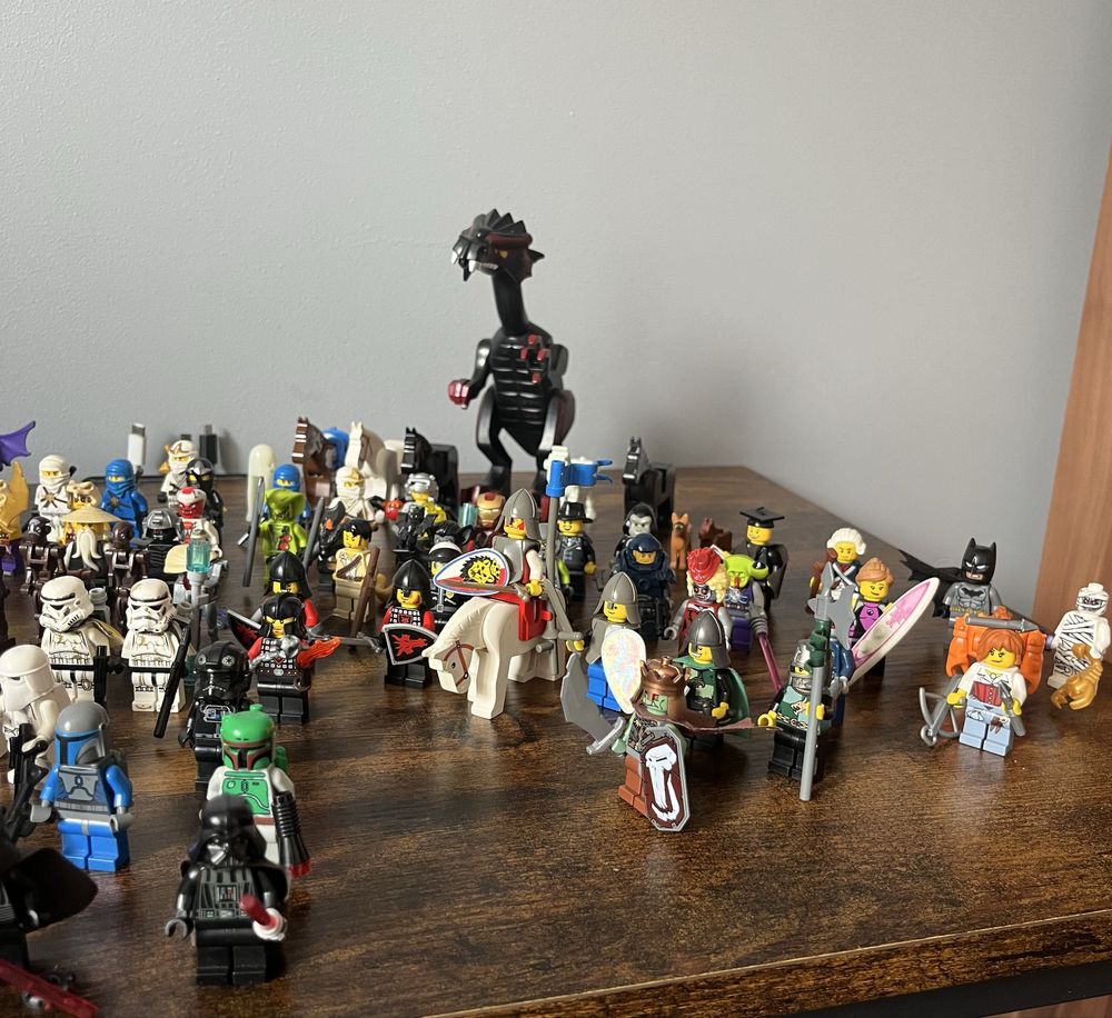Minifigurki Lego - różne serie: star wars, ninjago, chima, castle itp.