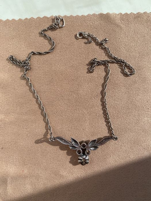 Серебренное колье