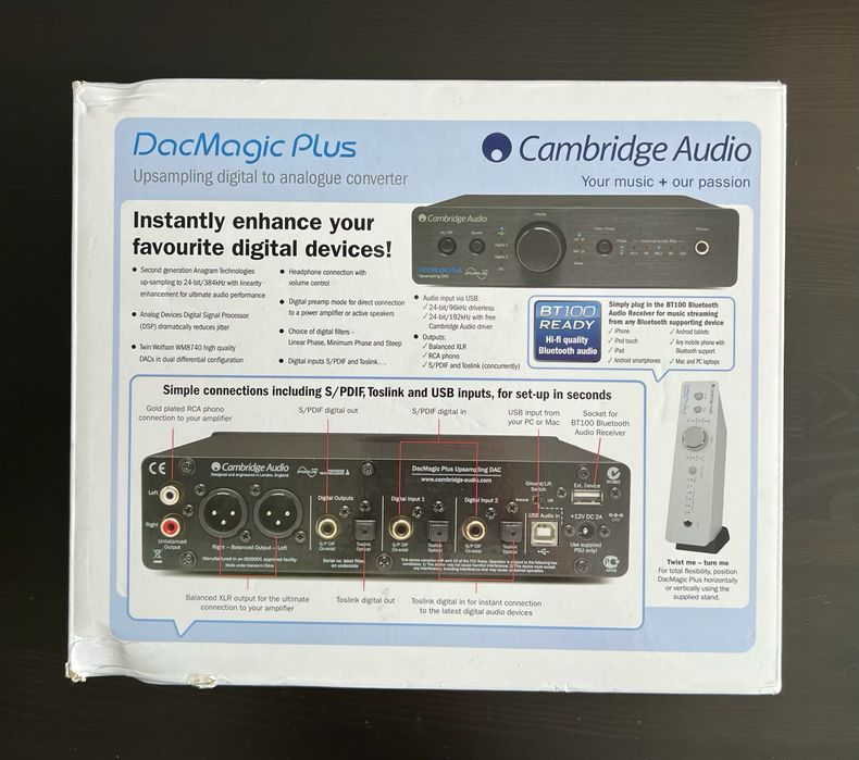 Cambridge Audio DAC Magic Plus XLR preamp przedwzmacniacz