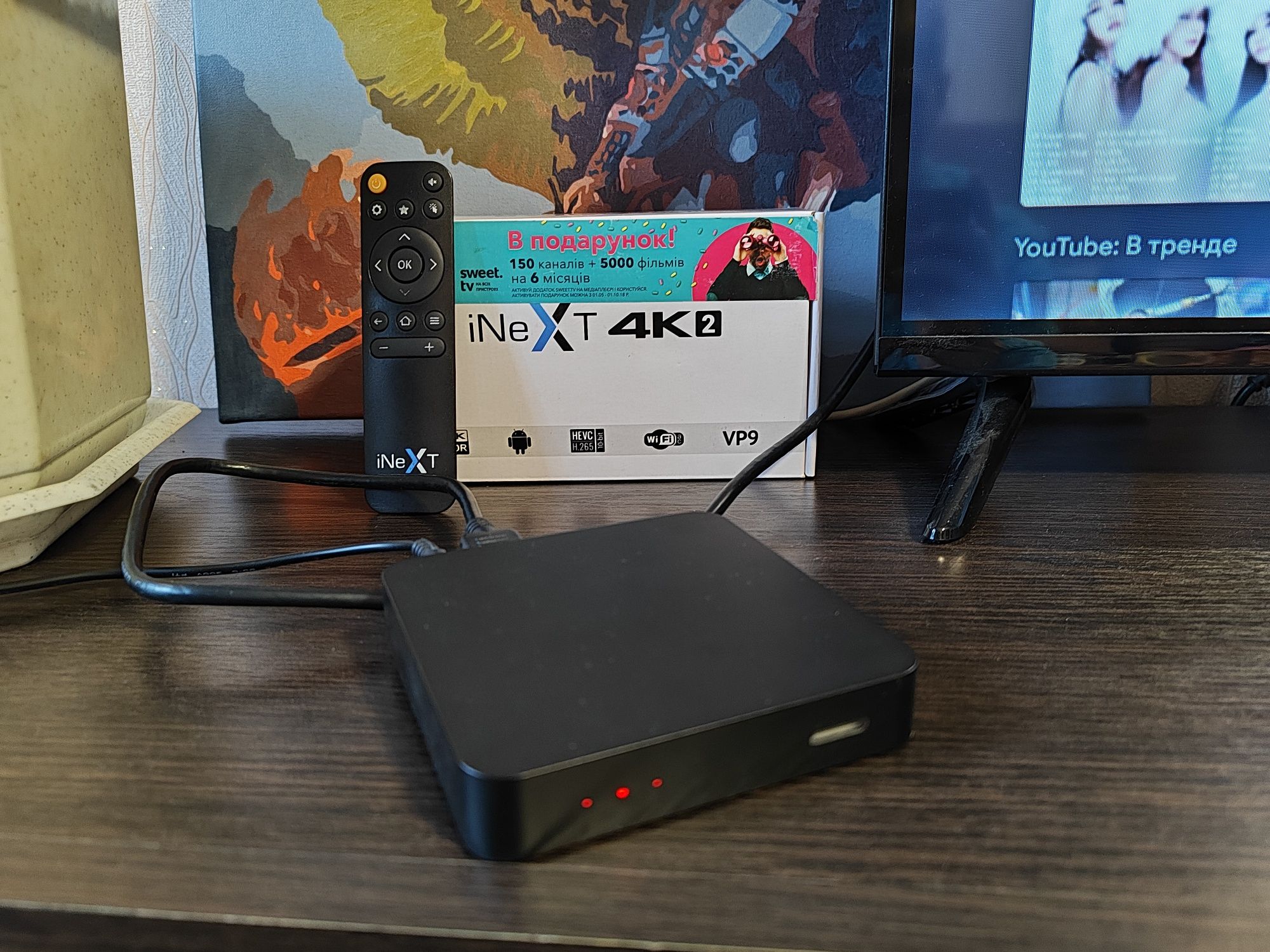 Медіаплеєр iNeXT 4K2 Android TV