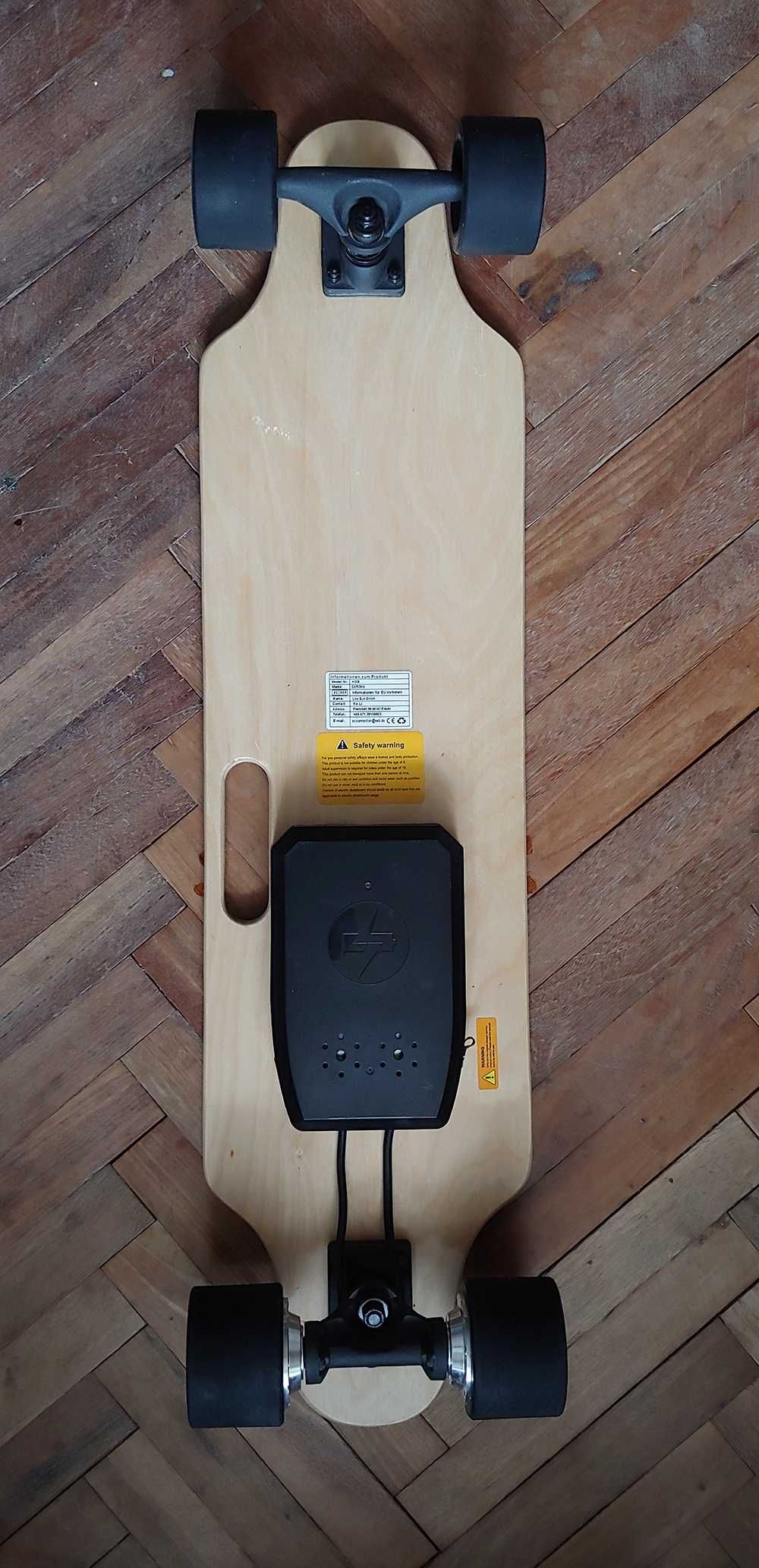 Електролонгборд, електроскейт Caroma, Electric Skateboard With Remote