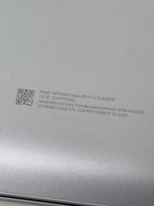 Galaxy Book4 16' FHD+ Ultra 7 150U, 16GB RAM, SSD 512GB
