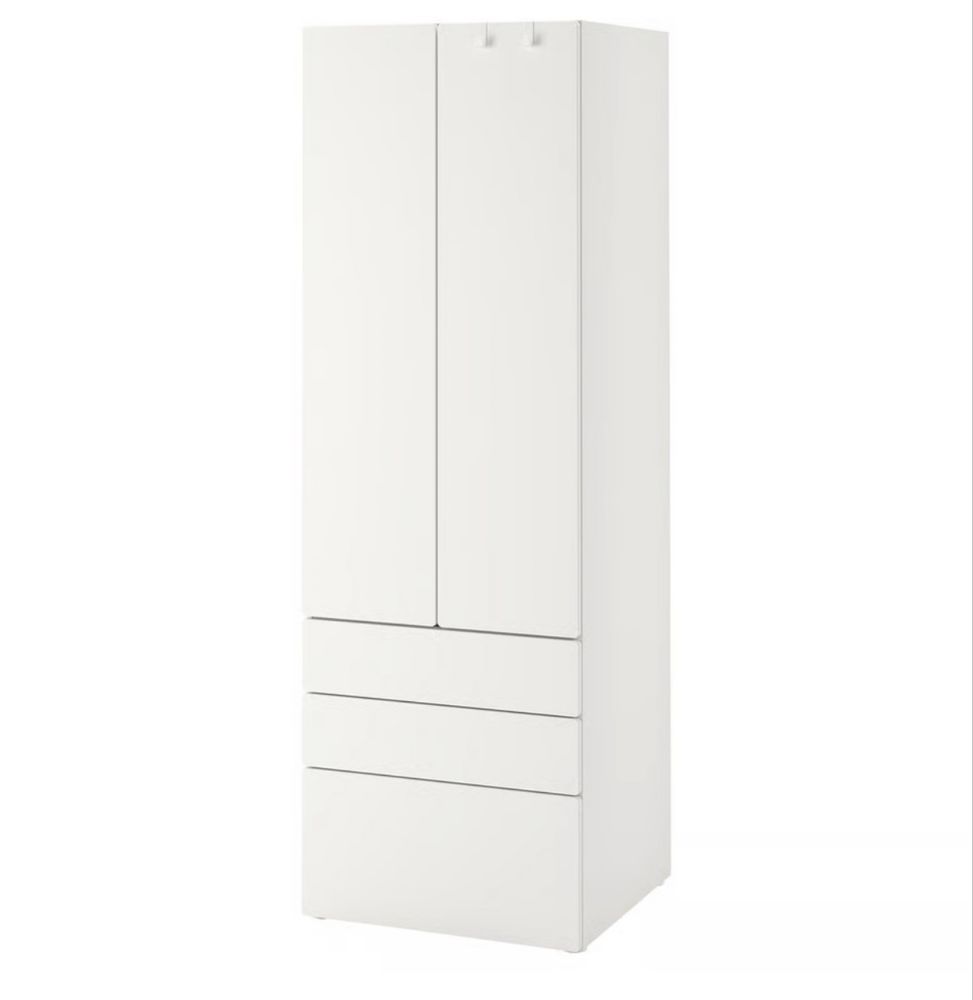 SMASTAD drzwi do szafy białej Ikea – nowe, 2 sztuki