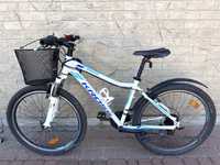 Rower MTB Kross Lea 1.0 rama 15 biały turkusowy