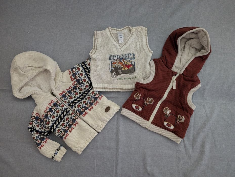 Sweterek i kamizelki