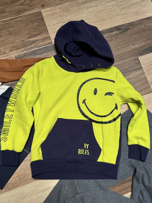 Bluza dla chłopca r.116 kangurka coolclub by smiley word limitowana