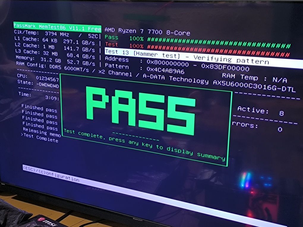 Pamięć RAM DDR5 32GB (2x16) 6000 CL30 ADATA XPG Lancer Blade RGB