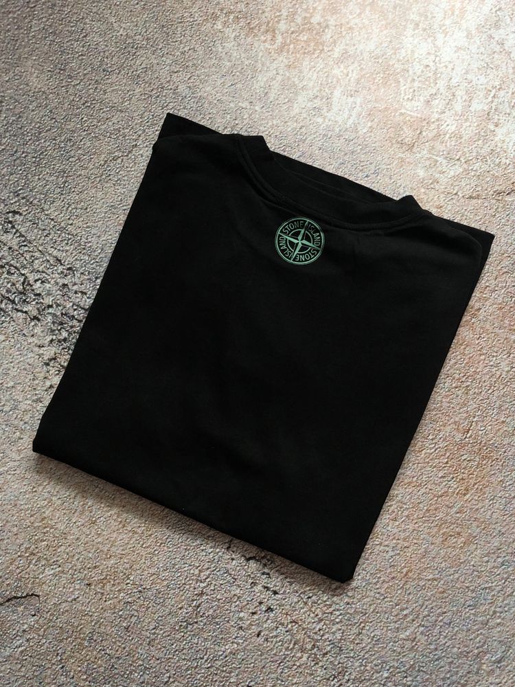 Футболка Stone Island T-shirt forward logo black