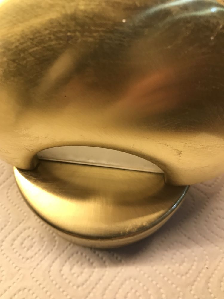 Aplique de parede em dourado