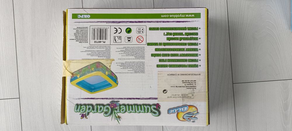 Basen ogrodowy dmucjany