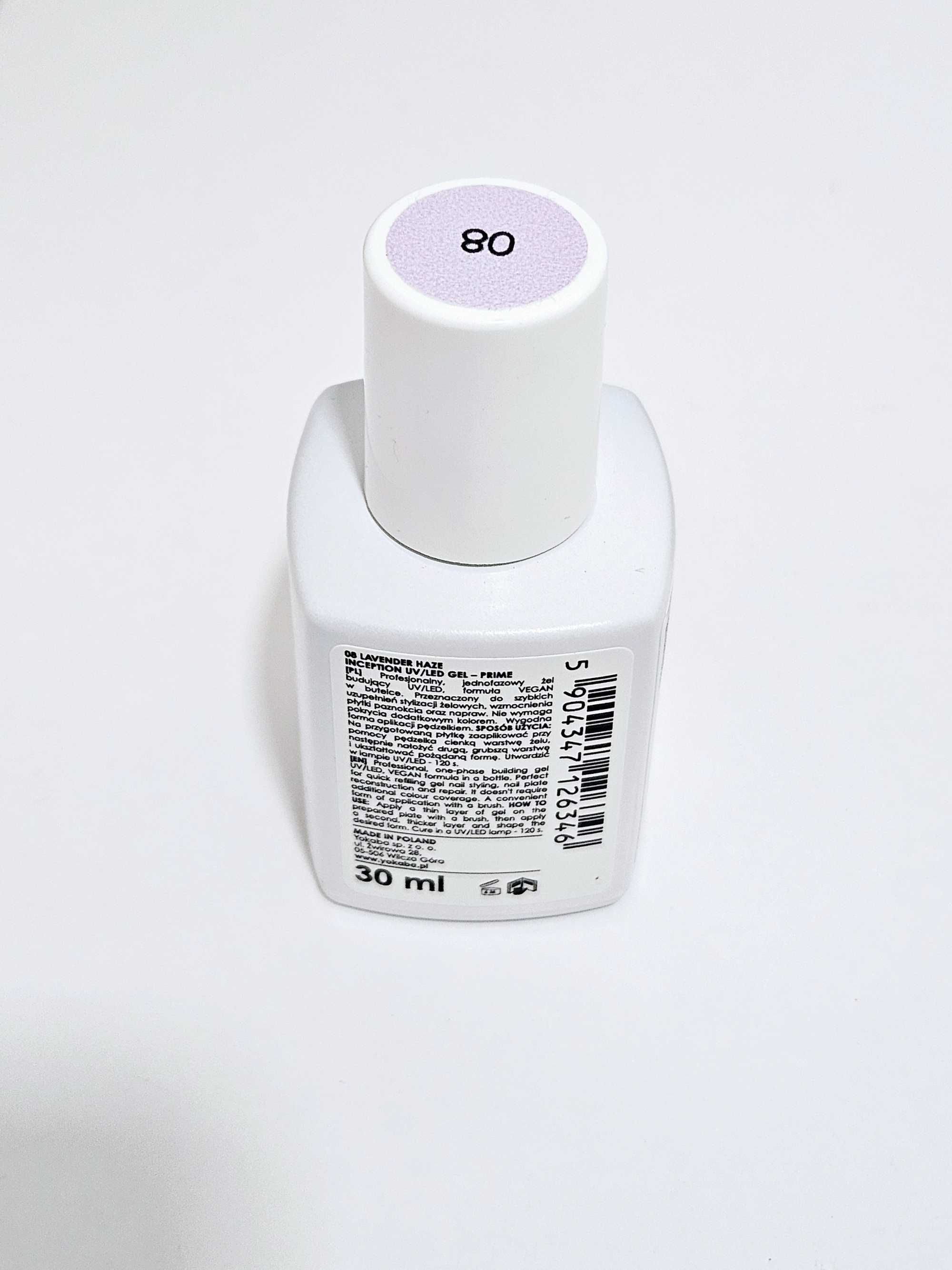 Yokaba Żel Inception uv/led 30 ml – nr 08 Lavender Haze