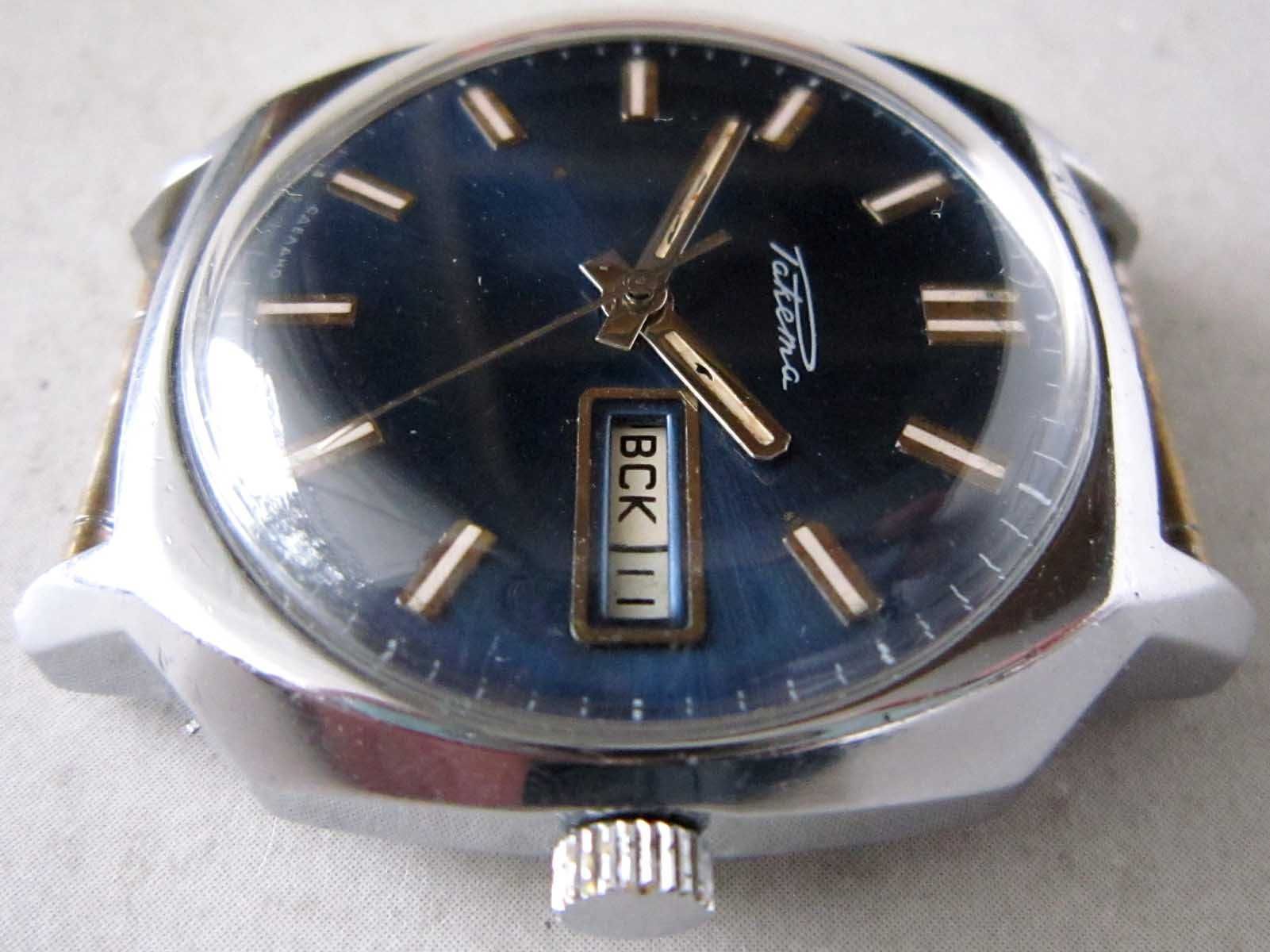 Raketa automatic niebieska