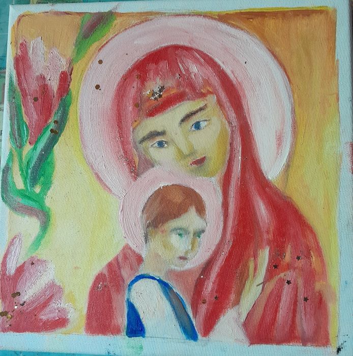 Картина Икона Матери Божьей