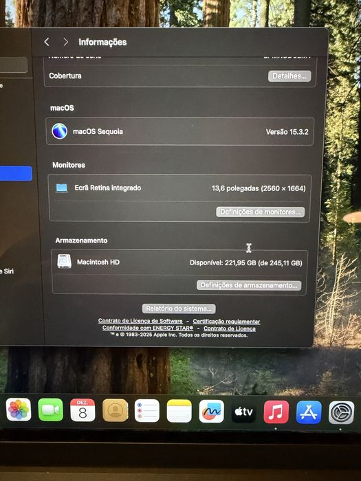 Macbook air 13 M3 8G/256G de 2024