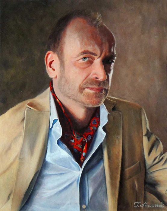 Portrety na zamówienie portret olejny Tomasz Mrowiński