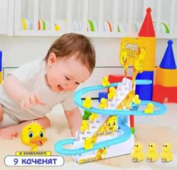 Музична іграшка-трек каченята на гірці - 9 качечок, каченята на гірці