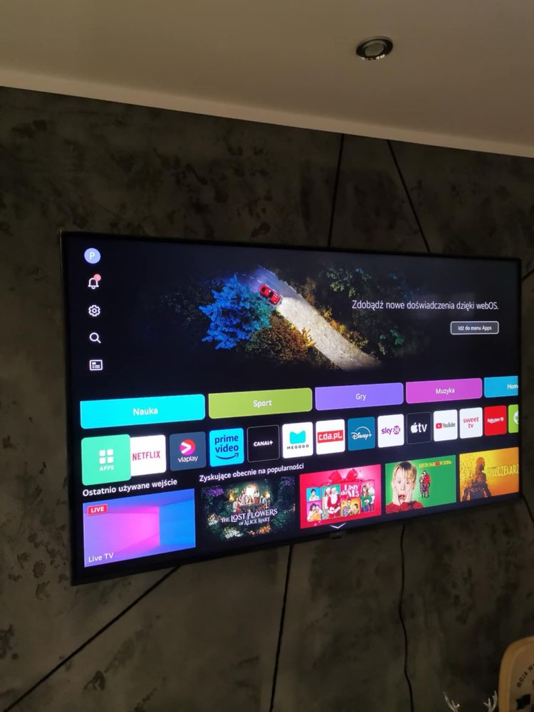 Telewizor LG UHD AI ThinQ 55 – Smart TV nowy