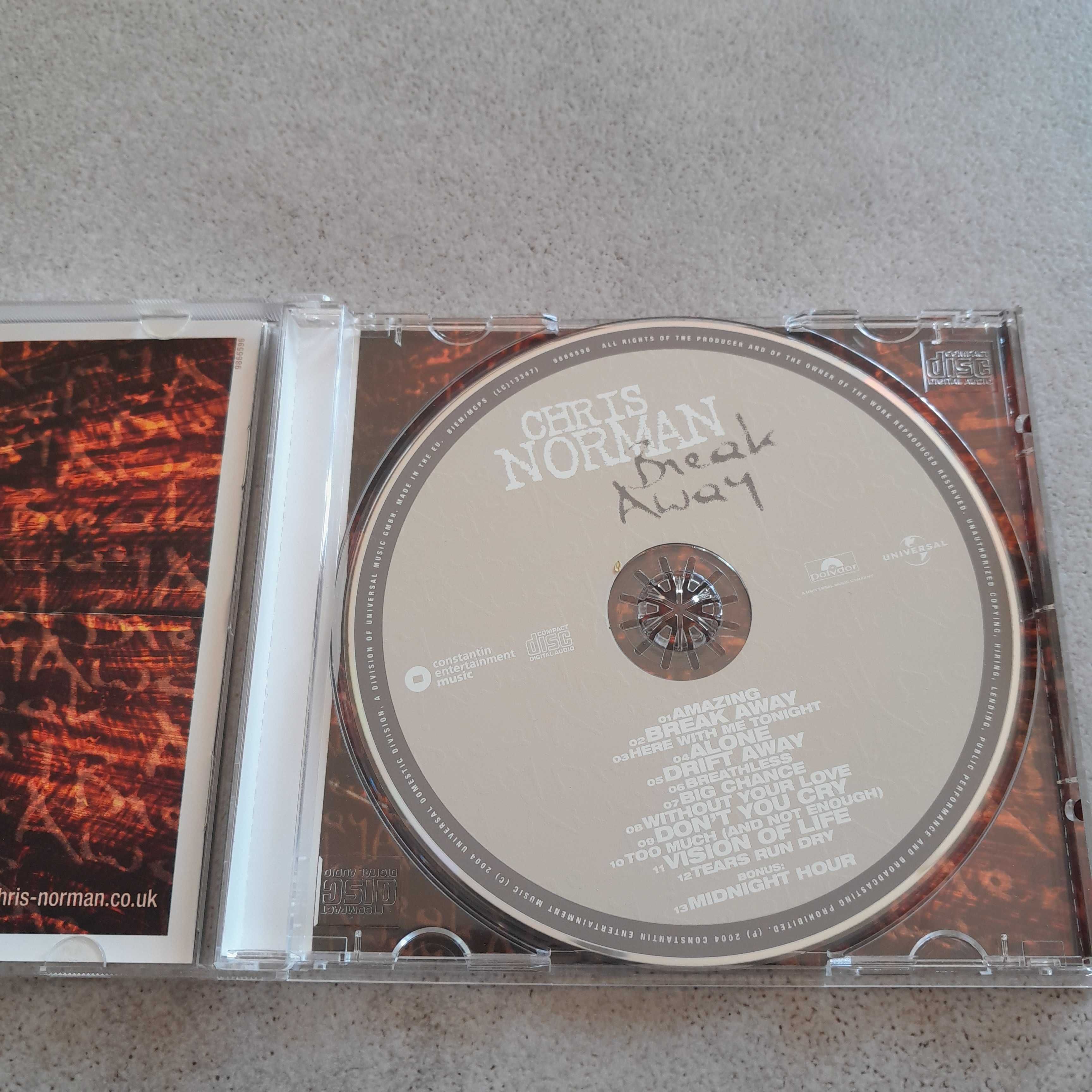 Chris Norman - Break Away - CD Smokie idealna