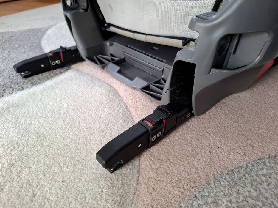 Fotelik Isofix Takata NOWY PLECAK W KOMPLECIE Maxi Plus Silver 15-36kg