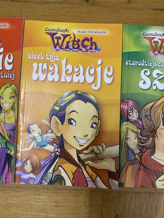 Zestaw książek z serii Czarodziejki Witch