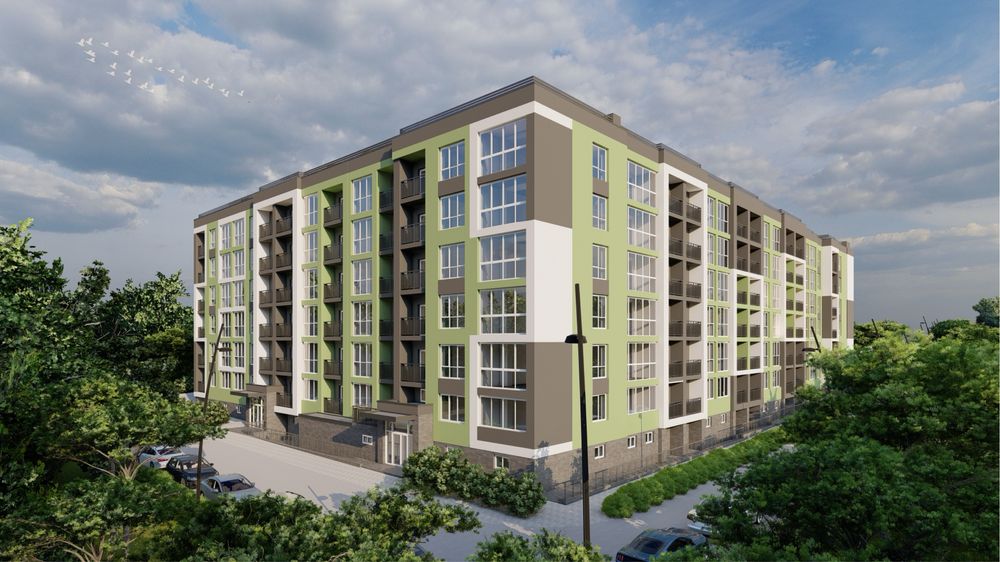 2 к.кв 65.26 м² ЖК «Нова Будова-2»