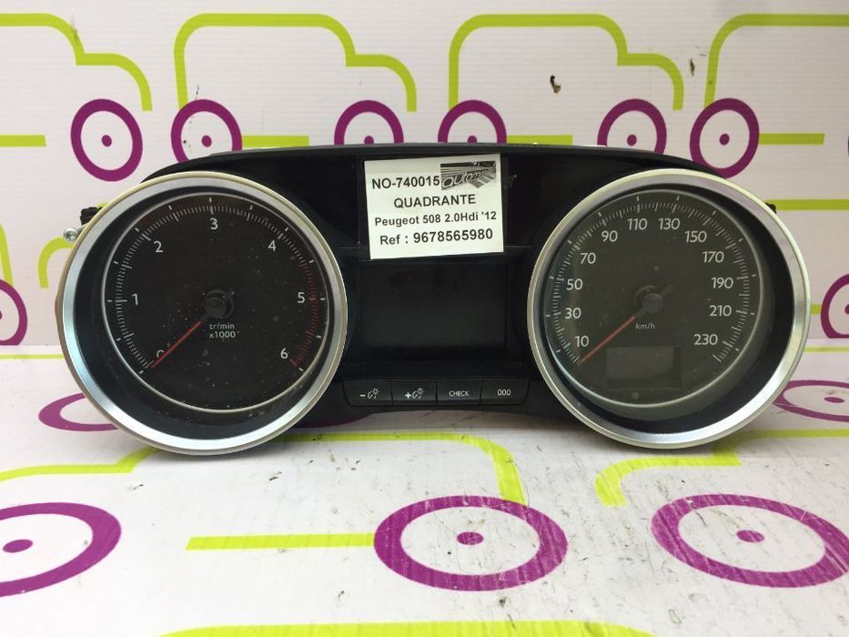 Quadrante Peugeot 508 1.6 HDi 112 Cv de 2012 - Ref: 9678565980 - NO740015