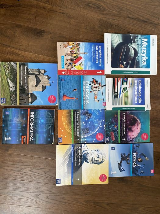 podręczniki dla 1 klasy liceum/technikum