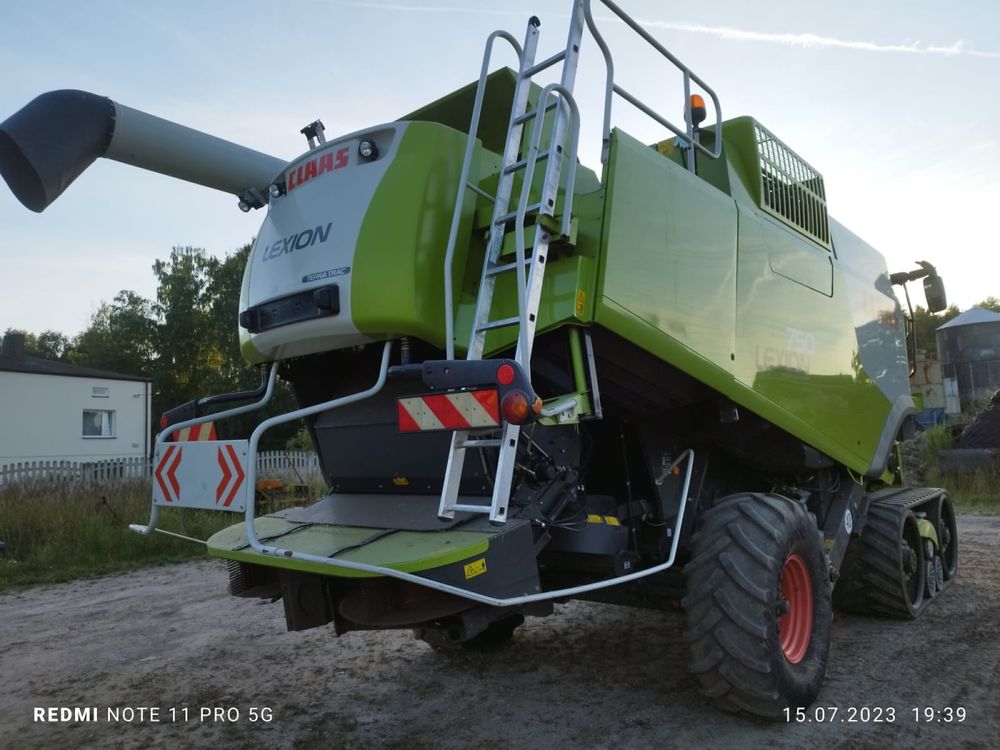 Claas Lexion 750 oryginalny przebieg 900 młocarni mapowanie z Niemiec