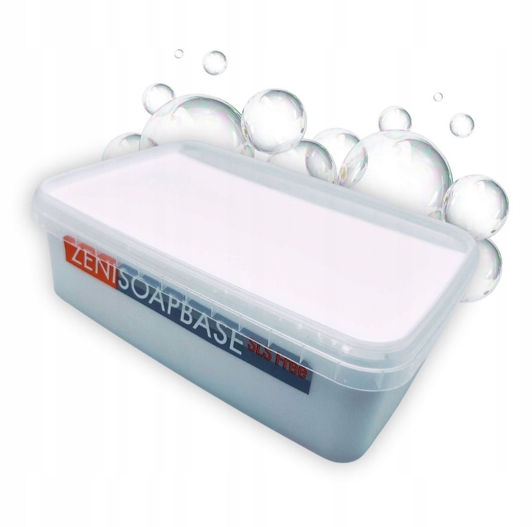 Baza mydlana glicerynowa ekstra Biała bez SLS PREMIUM 1kg do mydeł