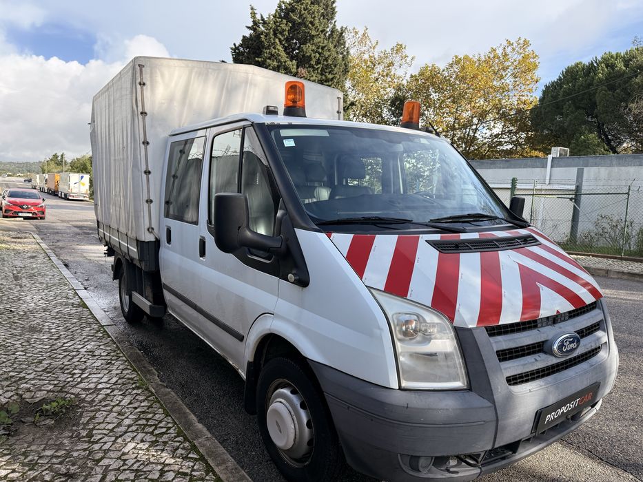 FORD TRANSIT 7 LUG C/PLATAFORMA APENAS 150.000km ###OPORTUNIDADE###