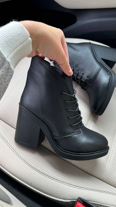 Черевики зимові натуральні жіночі. Женские зимние ботинки