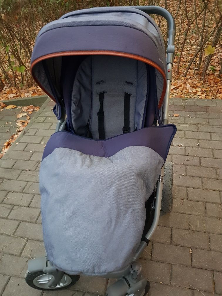 Wózek 2 in 1 gondola i spacerówka amelis pro delti jeans 2 w 1