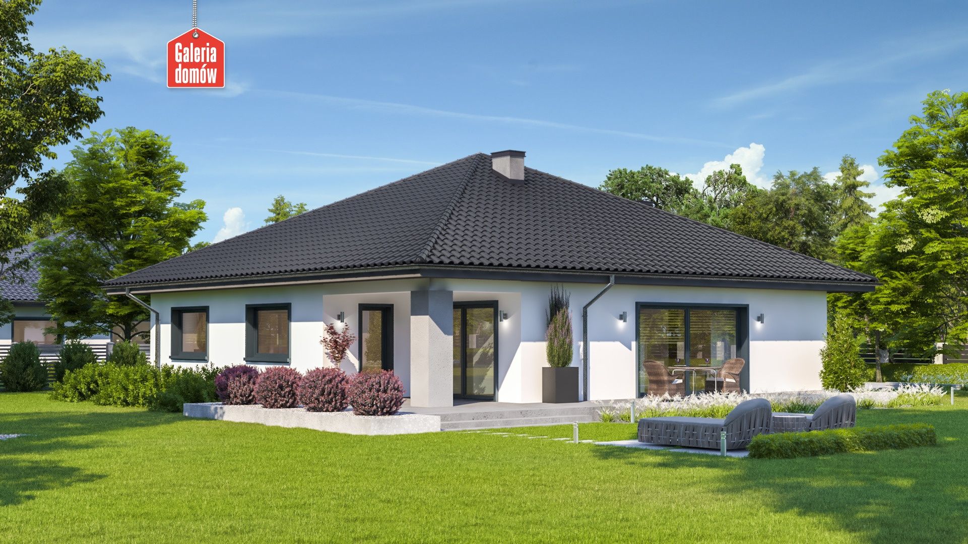 Gotowy projekt  bud. Dom przy Rubinowej 9 odbicie lustrzane