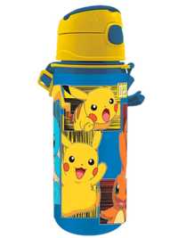 Bidon butelka dziecięca ze słomką Pokemon Pikachu 600 ml