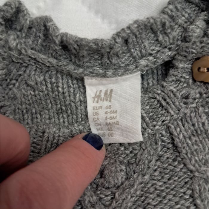 Sukienka zimowa 68 cm H&M