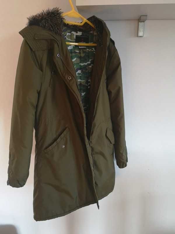 Confront Sizzer kurtla z kapturem i zamkami khaki moro r. 38/M