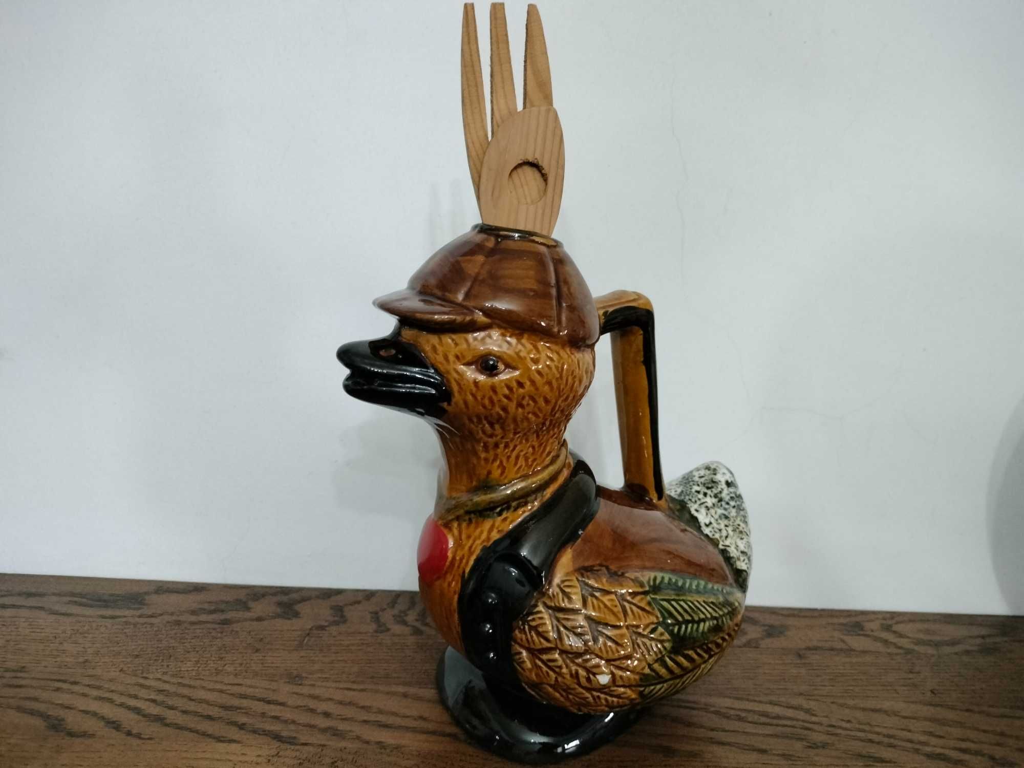 Lindíssima peça decorativa Tradicional Pato ( 23 cm )